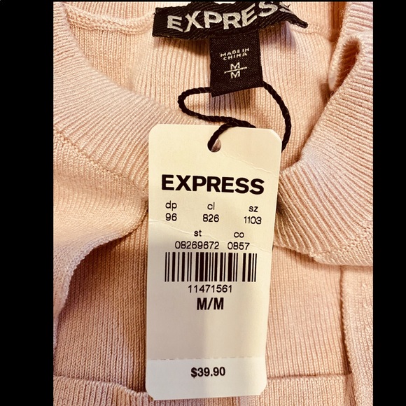 💜💗 NWT EXPRESS CUTOUT LIGHT KNIT SLEEVELESS TOP - Picture 2 of 4
